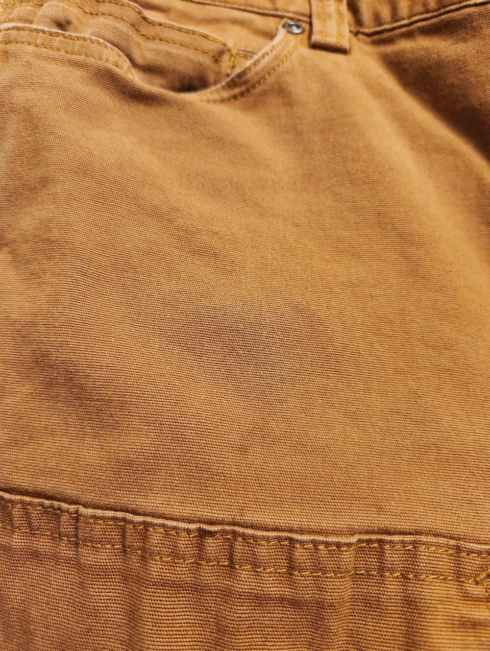 Duluth Trading Cargo Work Pants - Burnt Orange 12×31 - Picture 4 of 6